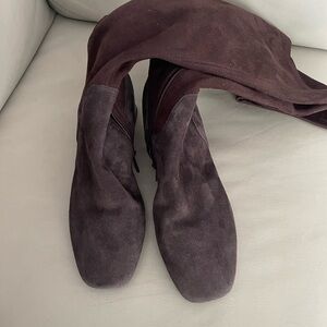 Sophisticated Brown Over the Knee Boots